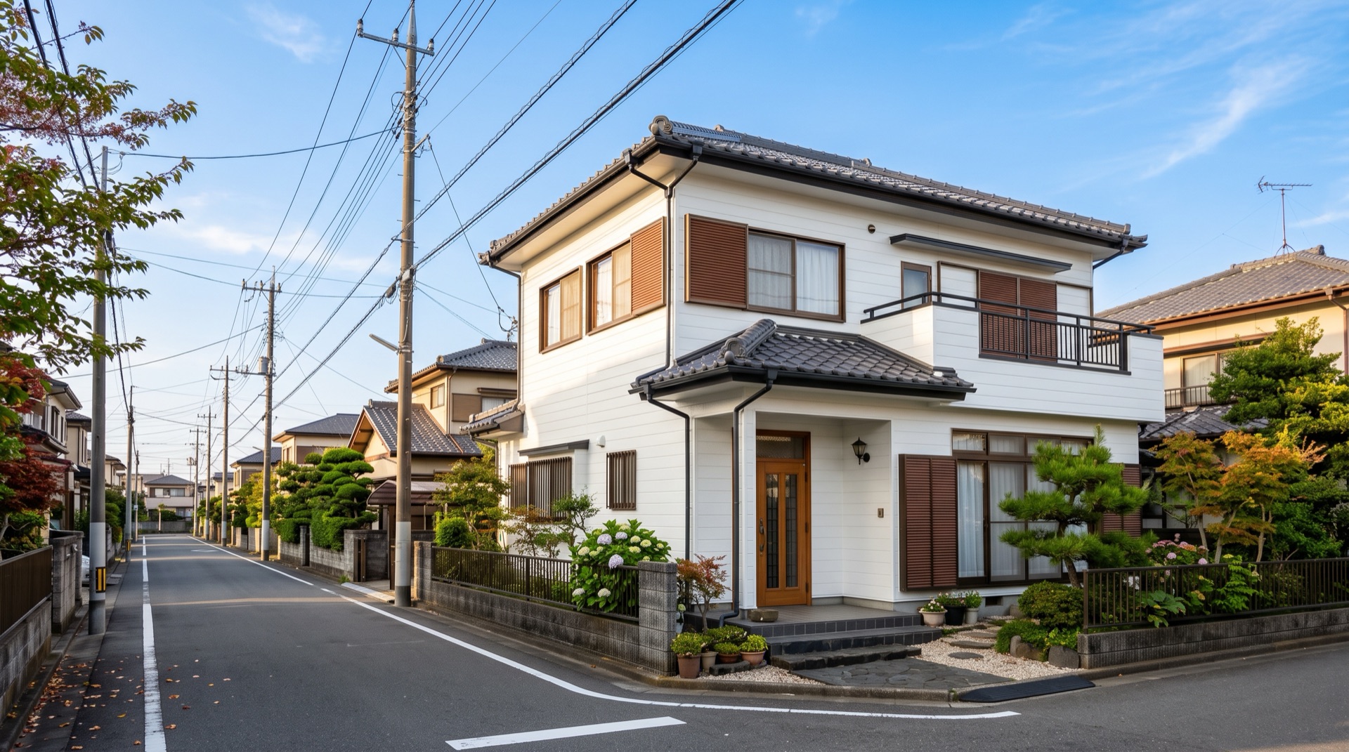 塗り替えを終えた住宅